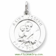 Sterling Silver Saint Joseph Medal