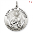 Sterling Silver Saint Jude Thaddeus Medal