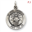 Sterling Silver Saint Jude Thaddeus Medal