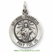 Sterling Silver Saint Jude Thaddeus Medal