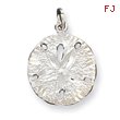 Sterling Silver Sanddollar Charm