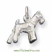 Sterling Silver Schnauzer Charm