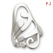 Sterling Silver Scroll Ring