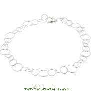 Sterling Silver SIZE 07.50 INCH STERLING SILVER TWISTED LINK CHAIN Ster Twisted Link Chain