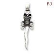 Sterling Silver Skull Pendant