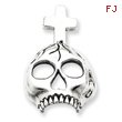 Sterling Silver Skull Pendant