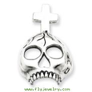 Sterling Silver Skull Pendant