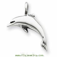 Sterling Silver Small Dolphin Charm