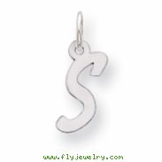 Sterling Silver Small Initial S Charm