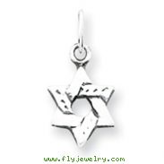 Sterling Silver Small Star of David Charm