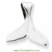 Sterling Silver Small Whale Tail Pendant