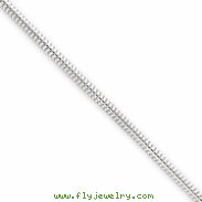 Sterling Silver Snake Anklet