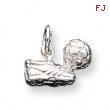 Sterling Silver Soccer Ball & Shoe Charm