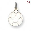 Sterling Silver Soccer Ball Charm