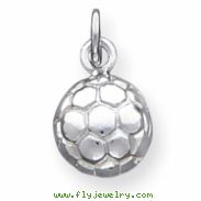 Sterling Silver Soccerball Charm