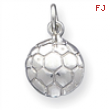 Sterling Silver Soccerball Charm