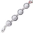 Sterling Silver Soccerballs Bracelet