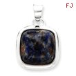 Sterling Silver Sodalite Stone Pendant