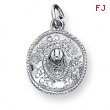 Sterling Silver Sombrero Charm