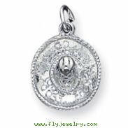 Sterling Silver Sombrero Charm