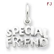 Sterling Silver Special Friend Charm