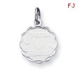 Sterling Silver Special Friend Disc Charm