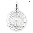 Sterling Silver Special Mom Disc Charm