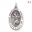 Sterling Silver St. Christopher Medal