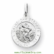 Sterling Silver St. Christopher Medal