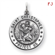 Sterling Silver St. Christopher Medal