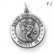 Sterling Silver St. Christopher Medal