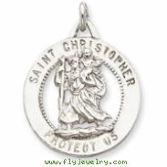 Sterling Silver St. Christopher Medal