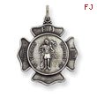 Sterling Silver St. Florian Badge Medal