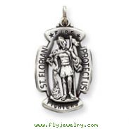 Sterling Silver St. Florian Medal