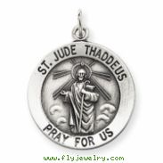 Sterling Silver St. Jude Thaddeus Medal