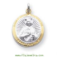 Sterling Silver St. Jude Thaddeus Medal