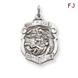 Sterling Silver St. Michael Badge Medal