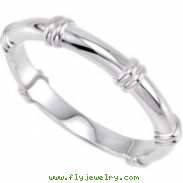 Sterling Silver Stackable Metal Fashion Ring