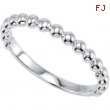 Sterling Silver Stackable Metal Fashion Ring