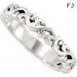 Sterling Silver Stackable Metal Fashion Ring