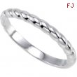 Sterling Silver Stackable Metal Fashion Ring