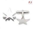 Sterling Silver Star Cuff Links