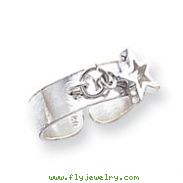 Sterling Silver Star Dangle Toe Ring