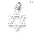 Sterling Silver Star of David Charm