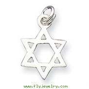 Sterling Silver Star of David Charm