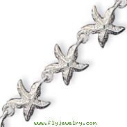 Sterling Silver Starfish Bracelet