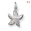 Sterling Silver Starfish Charm