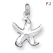 Sterling Silver Starfish Charm