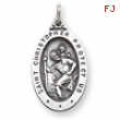 Sterling Silver St.Christopher Medal