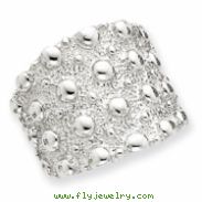 Sterling Silver Studded Ring